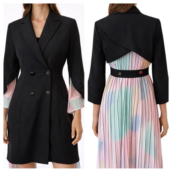 M Signature Label Collection Jackets & Blazers - Gorgeous Pleated Back Jacket The Inoa XS